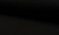 Luxury 100% Boiled Wool Fabric Material – BLACK